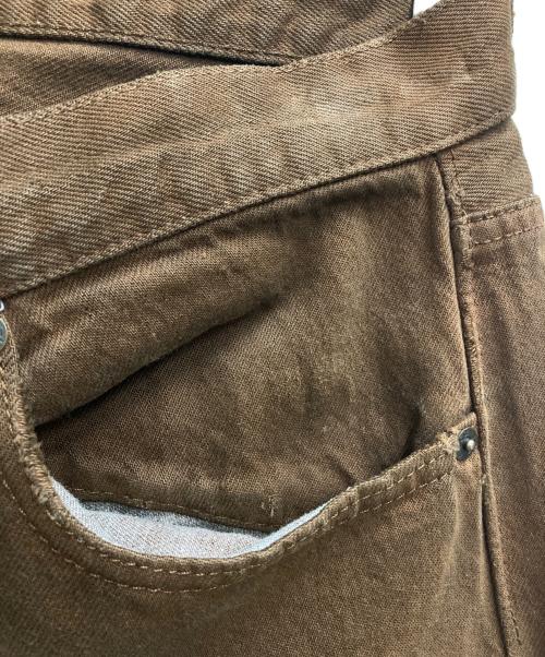 LEVI'S（リーバイス）LEVI'S (リーバイス) 後染カラーデニムパンツ ブラウン サイズ:不明の古着・服飾アイテム