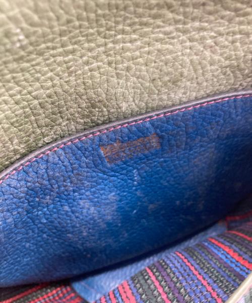 DELVAUX（デルヴォー）DELVAUX (デルヴォー) ヴィンテージフラップショルダーバッグ レッドの古着・服飾アイテム