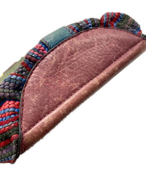 DELVAUX（デルヴォー）DELVAUX (デルヴォー) ヴィンテージフラップショルダーバッグ レッドの古着・服飾アイテム