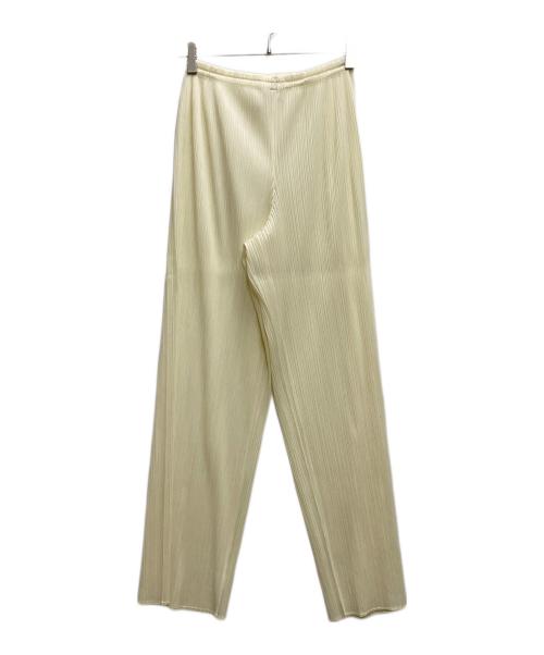 PLEATS PLEASE（プリーツプリーズ）PLEATS PLEASE (プリーツプリーズ) プリーツパンツ アイボリー サイズ:4の古着・服飾アイテム