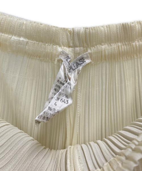 PLEATS PLEASE（プリーツプリーズ）PLEATS PLEASE (プリーツプリーズ) プリーツパンツ アイボリー サイズ:4の古着・服飾アイテム