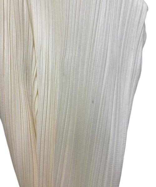 PLEATS PLEASE（プリーツプリーズ）PLEATS PLEASE (プリーツプリーズ) プリーツパンツ アイボリー サイズ:4の古着・服飾アイテム