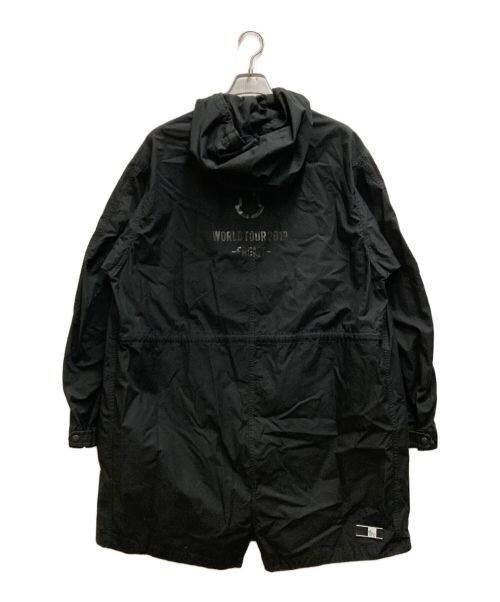 MONCLER GENIUS（モンクレール ジーニアス）MONCLER GENIUS (モンクレール ジーニアス) FRAGMENT DESIGN (フラグメントデザイン) BEPOPモッズコート ブラック サイズ:2の古着・服飾アイテム