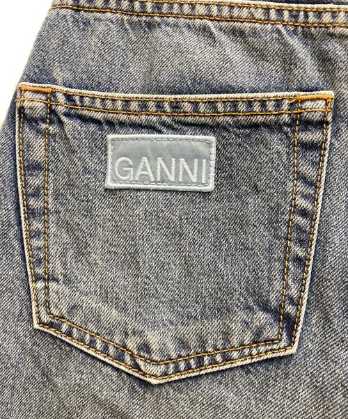 GANNI（ガニー）Ganni (ガニー) デニムワイドショーツ インディゴ サイズ:61cm (W24)の古着・服飾アイテム