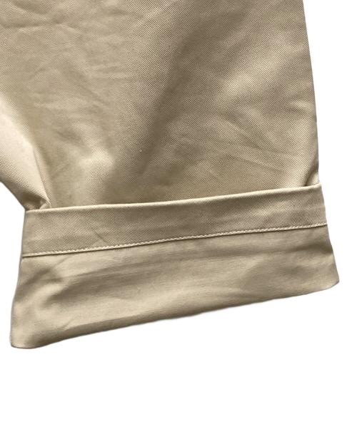 TapWater（タップウォーター）TapWater (タップウォーター) Cotton Chino Tuck Trousers ベージュ サイズ:34の古着・服飾アイテム