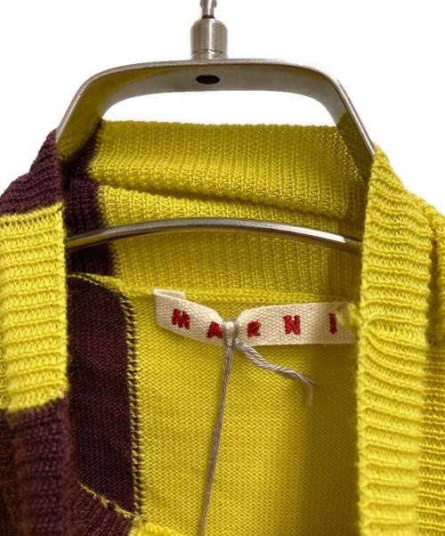 MARNI（マルニ）MARNI (マルニ) ノースリーブニットワンピース イエロー サイズ:40の古着・服飾アイテム