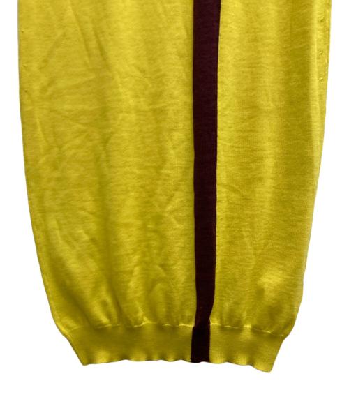 MARNI（マルニ）MARNI (マルニ) ノースリーブニットワンピース イエロー サイズ:40の古着・服飾アイテム