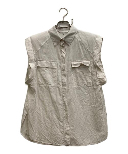 Akiko Ogawa（アキコオガワ）Akiko Ogawa (アキコオガワ) ノースリーブシャツ ホワイト サイズ:38の古着・服飾アイテム