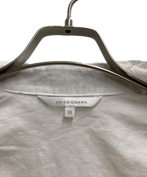 Akiko Ogawa（アキコオガワ）Akiko Ogawa (アキコオガワ) ノースリーブシャツ ホワイト サイズ:38の古着・服飾アイテム