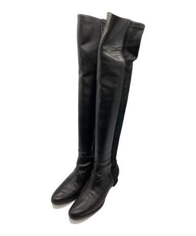 Manolo Blahnik 黒 ロングブーツ 38FROM JAPAN MANOLO BLAHNIK（マノロブラニク） ロングブーツ 35 ブラック