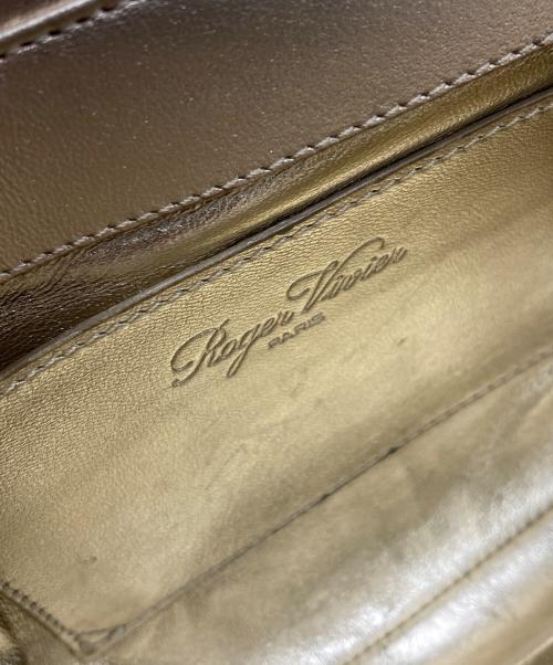 Roger Vivier（ロジェ ヴィヴィエ）Roger Vivier (ロジェ ヴィヴィエ) ビジューショルダーバッグ ベージュの古着・服飾アイテム