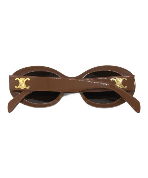 CELINE（セリーヌ）CELINE (セリーヌ) トリオンフサングラス ブラウン サイズ:52□22 145の古着・服飾アイテム