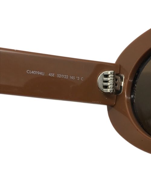 CELINE（セリーヌ）CELINE (セリーヌ) トリオンフサングラス ブラウン サイズ:52□22 145の古着・服飾アイテム