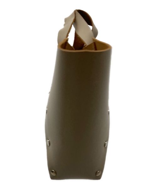 HENDER SCHEME（エンダースキーマ）HENDER SCHEME (エンダースキーマ) アッセンブルハンドバッグ ベージュの古着・服飾アイテム