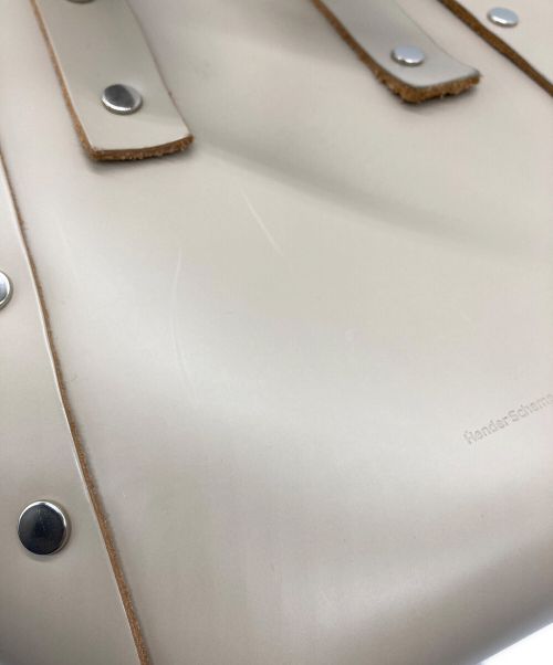 HENDER SCHEME（エンダースキーマ）HENDER SCHEME (エンダースキーマ) アッセンブルハンドバッグ ベージュの古着・服飾アイテム