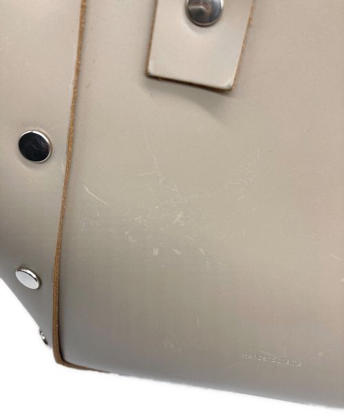 HENDER SCHEME（エンダースキーマ）HENDER SCHEME (エンダースキーマ) アッセンブルハンドバッグ ベージュの古着・服飾アイテム