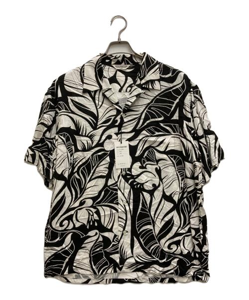 COOTIE PRODUCTIONS（クーティープロダクツ）COOTIE PRODUCTIONS (クーティープロダクツ) Tijuana S/S Shirt ホワイト×ブラック サイズ:Lの古着・服飾アイテム