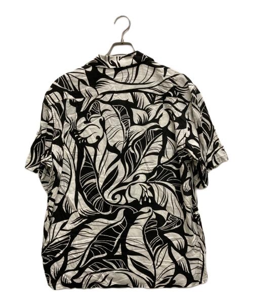 COOTIE PRODUCTIONS（クーティープロダクツ）COOTIE PRODUCTIONS (クーティープロダクツ) Tijuana S/S Shirt ホワイト×ブラック サイズ:Lの古着・服飾アイテム