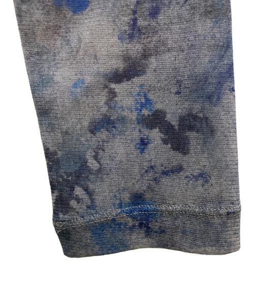 Y's（ワイズ）Y's (ワイズ) チュールペイント柄カットソー パープル サイズ:2 未使用品の古着・服飾アイテム