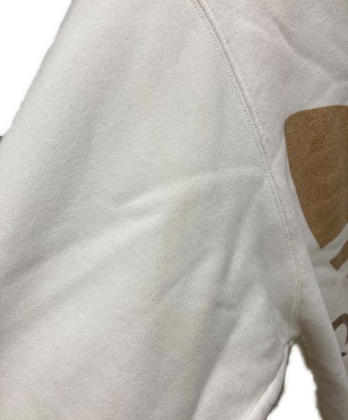 GUCCI（グッチ）GUCCI (グッチ) adidas (アディダス) シェリーライン スリーストライプ トレフォイル ロゴ スウェット パーカー ホワイト サイズ:Mの古着・服飾アイテム