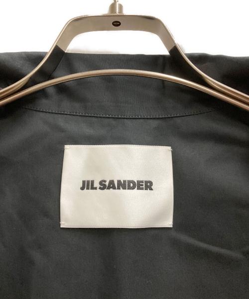 JIL SANDER（ジルサンダー）JIL SANDER (ジルサンダー) ハーフジップ ショートスリーブシャツ ブラック サイズ:48の古着・服飾アイテム