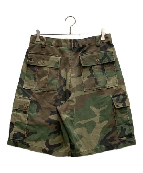 OLD STUSSY（オールドステューシー）OLD stussy (オールドステューシー) カモフラカーゴショーツ オリーブ サイズ:83.5cm (W33)の古着・服飾アイテム