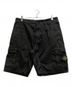 STONE ISLANDストーンアイランド）の古着「カーゴショーツ」｜ブラック
