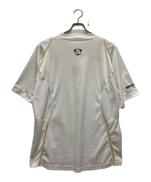 Manchester United（マンチェスターユナイテッド）Manchester United (マンチェスターユナイテッド) 00`Sプラクティスシャツ ホワイト サイズ:XLの古着・服飾アイテム