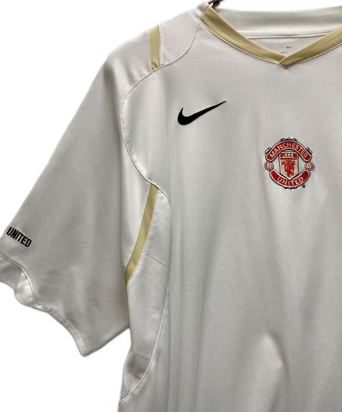 Manchester United（マンチェスターユナイテッド）Manchester United (マンチェスターユナイテッド) 00`Sプラクティスシャツ ホワイト サイズ:XLの古着・服飾アイテム