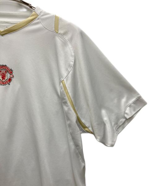 Manchester United（マンチェスターユナイテッド）Manchester United (マンチェスターユナイテッド) 00`Sプラクティスシャツ ホワイト サイズ:XLの古着・服飾アイテム