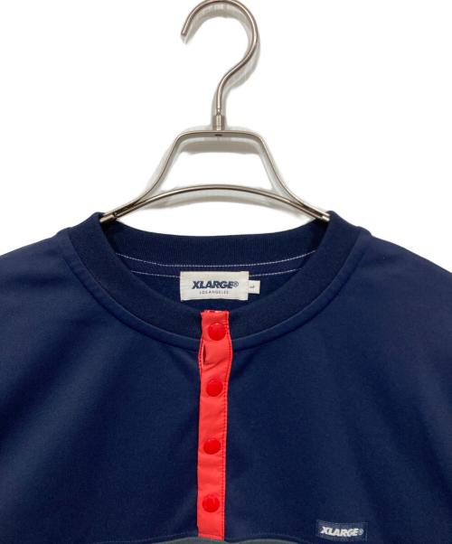 X-LARGE（エクストララージ）X-LARGE (エクストララージ) フリーススウェット ネイビー サイズ:Ｌの古着・服飾アイテム