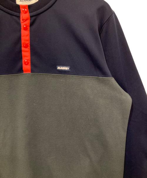 X-LARGE（エクストララージ）X-LARGE (エクストララージ) フリーススウェット ネイビー サイズ:Ｌの古着・服飾アイテム