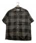 WACKO MARIA（ワコマリア）の古着「OMBRAY CHECK OPEN COLLAR SHIRT S/S」｜グレー