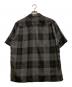 WACKO MARIA (ワコマリア) OMBRAY CHECK OPEN COLLAR SHIRT S/S グレー サイズ:M：20000円
