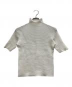 ISSEY MIYAKE PLEATS Tイッセイミヤケ プリーツ）の古着「カットソー」｜ホワイト