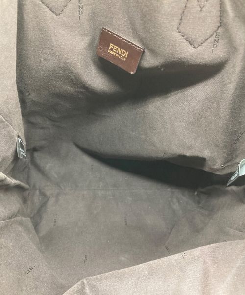 FENDI（フェンディ）FENDI (フェンディ) ズッカ柄トートバッグ ブラウンの古着・服飾アイテム