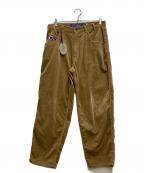 SEDAN ALL-PURPOSEセダンオールパーパス）の古着「Oval Logo Corduroy Pant」｜ベージュ