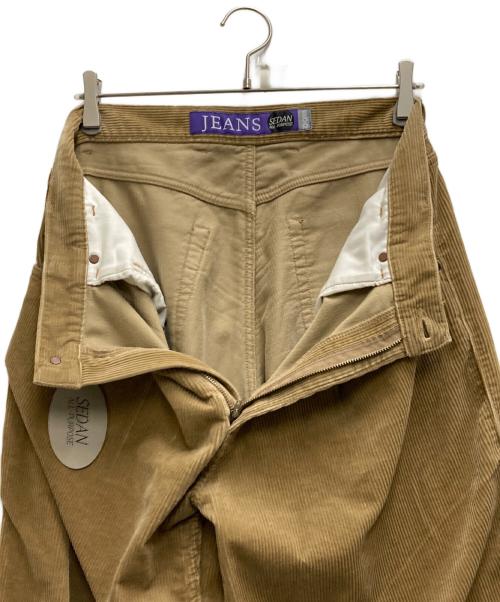 SEDAN ALL-PURPOSE（セダンオールパーパス）SEDAN ALL-PURPOSE (セダンオールパーパス) Oval Logo Corduroy Pant ベージュ サイズ:Ⅼの古着・服飾アイテム