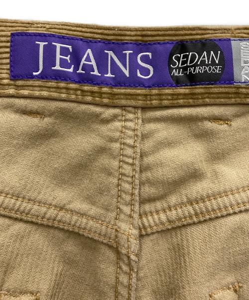 SEDAN ALL-PURPOSE（セダンオールパーパス）SEDAN ALL-PURPOSE (セダンオールパーパス) Oval Logo Corduroy Pant ベージュ サイズ:Ⅼの古着・服飾アイテム