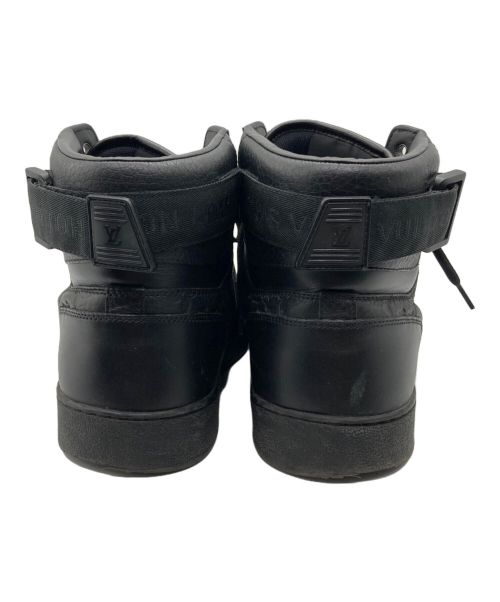 LOUIS VUITTON（ルイ ヴィトン）LOUIS VUITTON (ルイ ヴィトン) リヴォリ・ラインハイカットスニーカー ブラック サイズ:6 1/2の古着・服飾アイテム