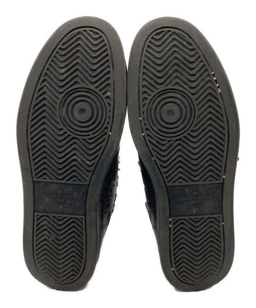 LOUIS VUITTON（ルイ ヴィトン）LOUIS VUITTON (ルイ ヴィトン) リヴォリ・ラインハイカットスニーカー ブラック サイズ:6 1/2の古着・服飾アイテム