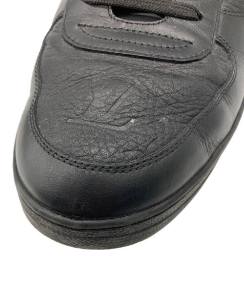 LOUIS VUITTON（ルイ ヴィトン）LOUIS VUITTON (ルイ ヴィトン) リヴォリ・ラインハイカットスニーカー ブラック サイズ:6 1/2の古着・服飾アイテム