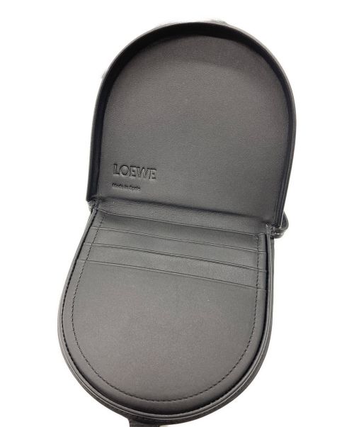 LOEWE（ロエベ）LOEWE (ロエベ) BOLSO HEEL アナグラムショルダーポーチ ブラックの古着・服飾アイテム