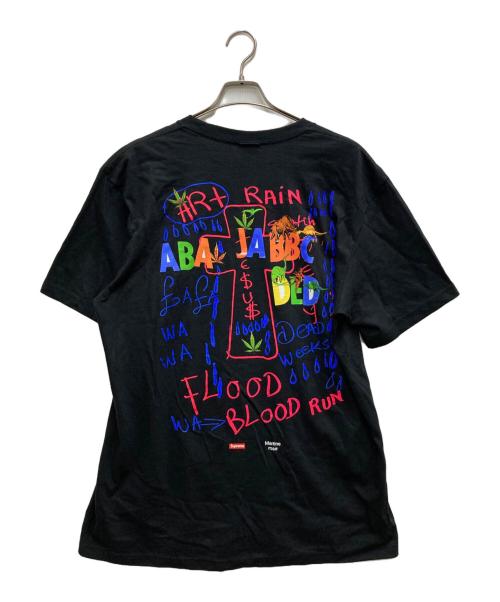 SUPREME（シュプリーム）Supreme (シュプリーム) Martine rose (マーティン・ローズ) Scratch Perry Tee ブラック サイズ:Ⅼの古着・服飾アイテム