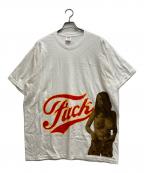 SUPREME×Hysteric Glamourシュプリーム×ヒステリックグラマー）の古着「Fuck Tee」｜ホワイト