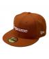 Supreme（シュプリーム）の古着「MLB Teams Box Logo cap」｜ブラウン