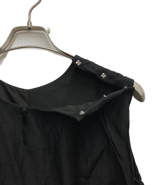 Ameri（アメリ）AMERI (アメリ) MEDI 2WAY CURTAIN ROMPERS ブラック サイズ:Ⅿの古着・服飾アイテム