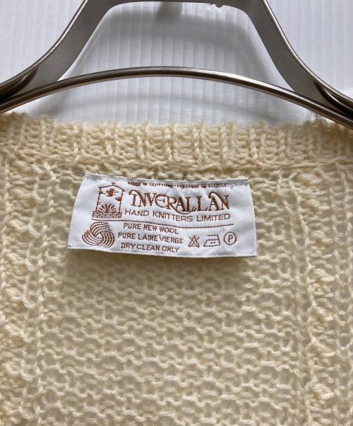 INVERALLAN（インバーアラン）INVERALLAN (インバーアラン) ニットカーディガン ベージュ サイズ:表記無の古着・服飾アイテム