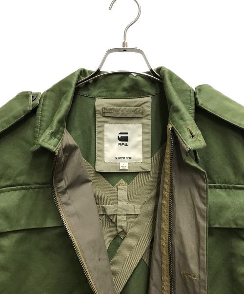 G-STAR RAW（ジースターロゥ）G-STAR RAW (ジースターロゥ) R-3N RELAXED FIELD JACKET グリーン サイズ:Lの古着・服飾アイテム