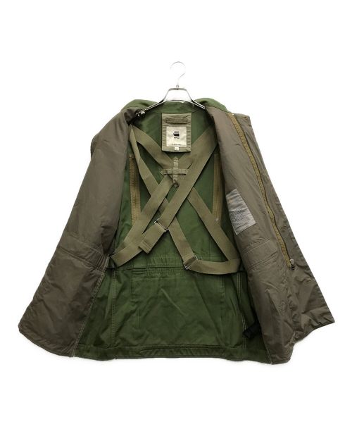 G-STAR RAW（ジースターロゥ）G-STAR RAW (ジースターロゥ) R-3N RELAXED FIELD JACKET グリーン サイズ:Lの古着・服飾アイテム